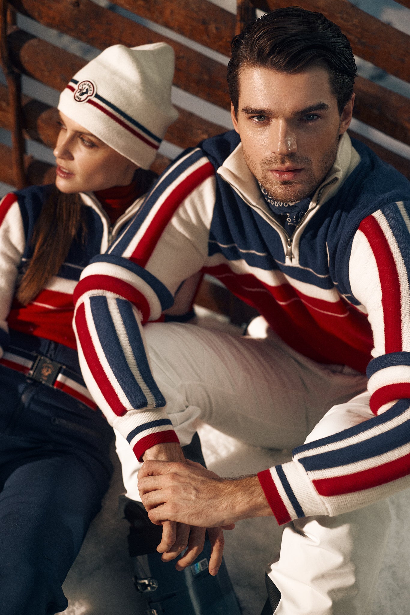 Olympe racing ski polo
