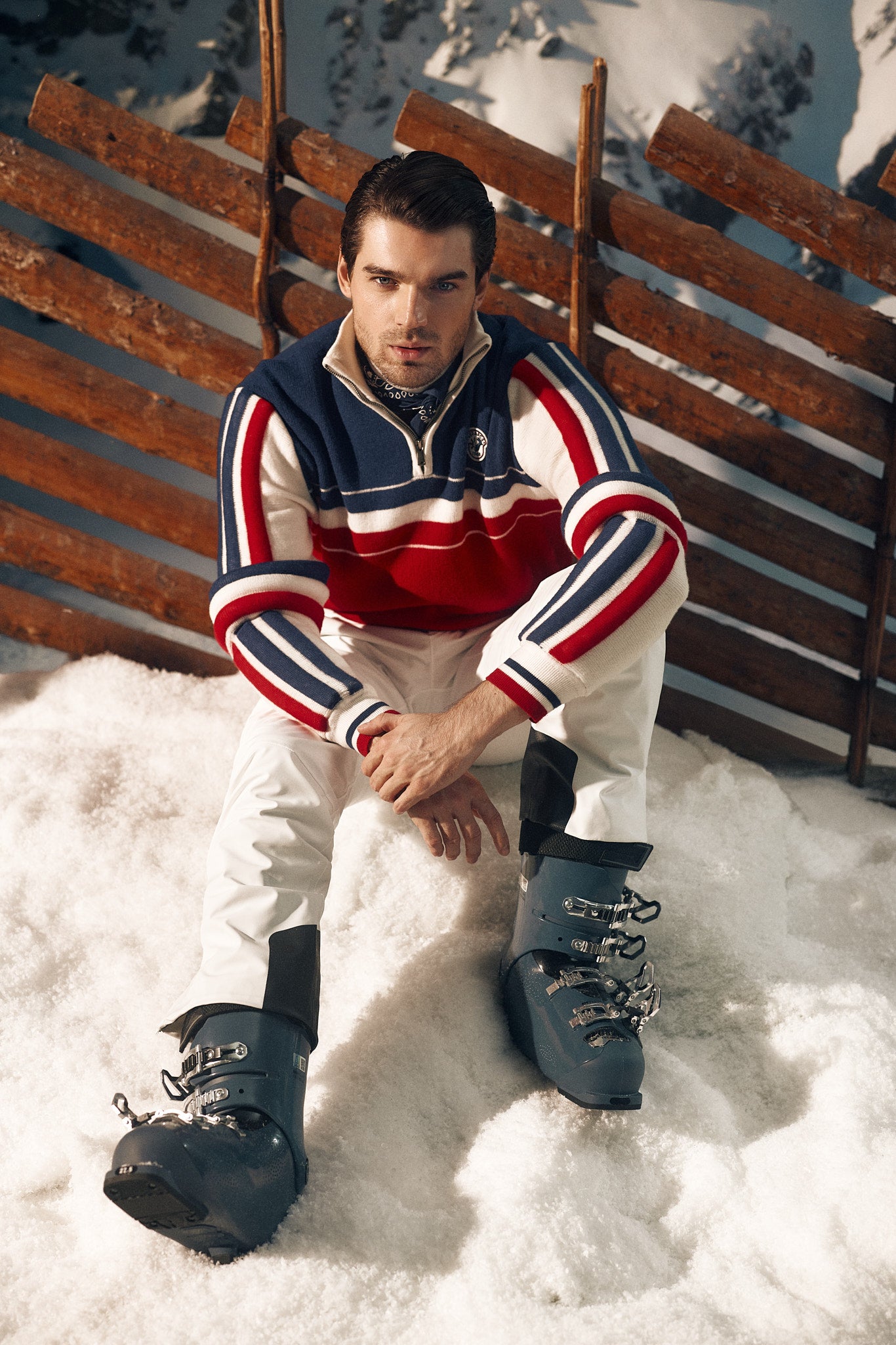 Olympe racing ski polo