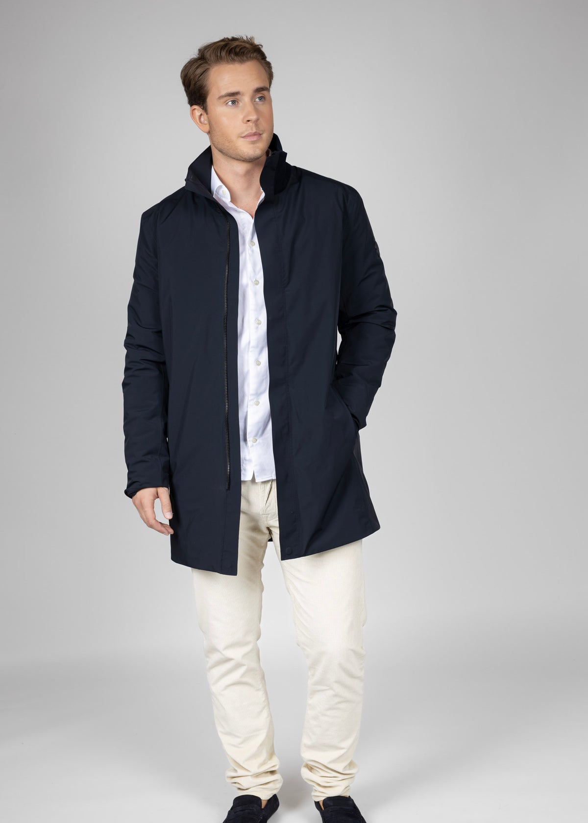 William winter coat M navy