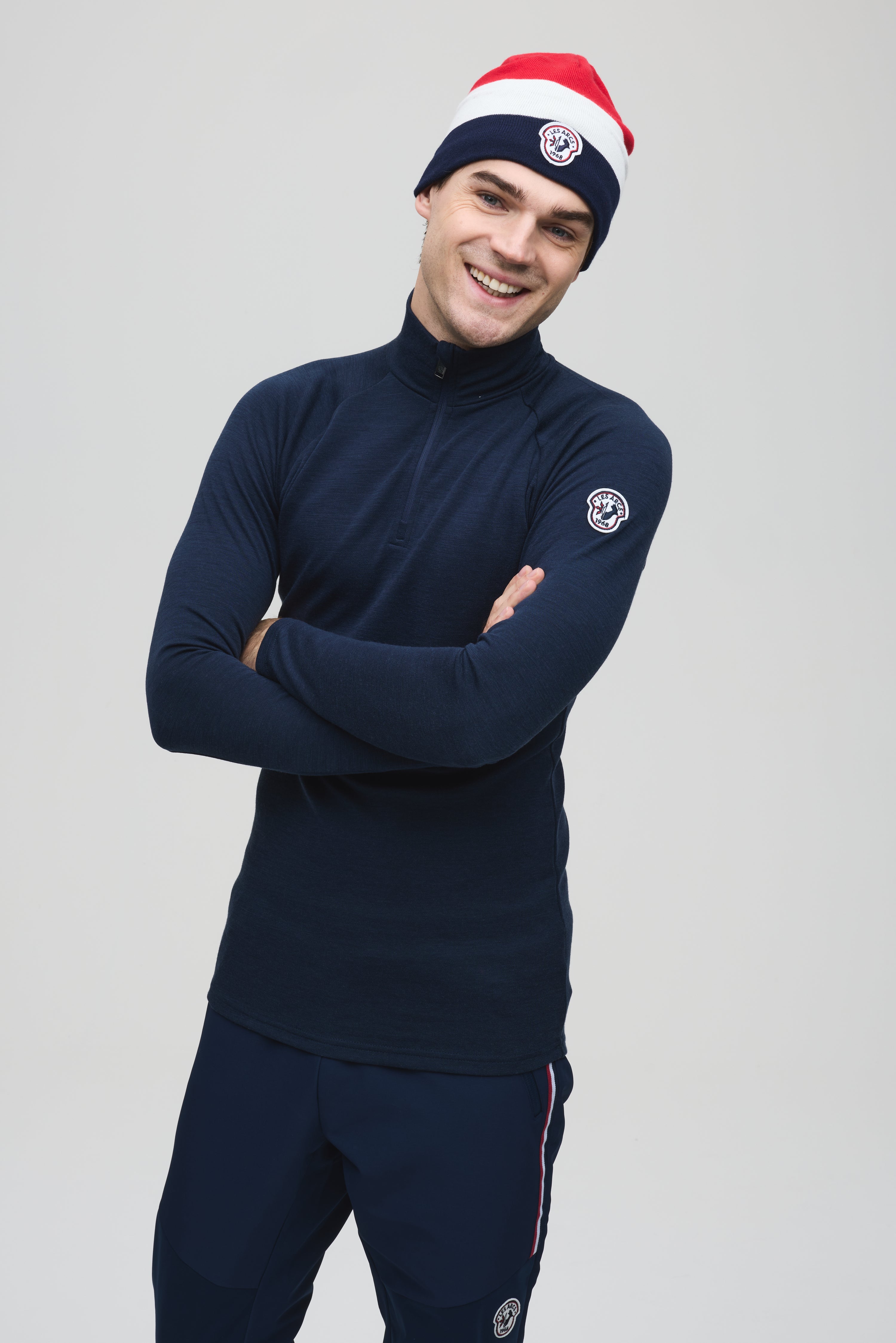 Isaac wool zipneck M