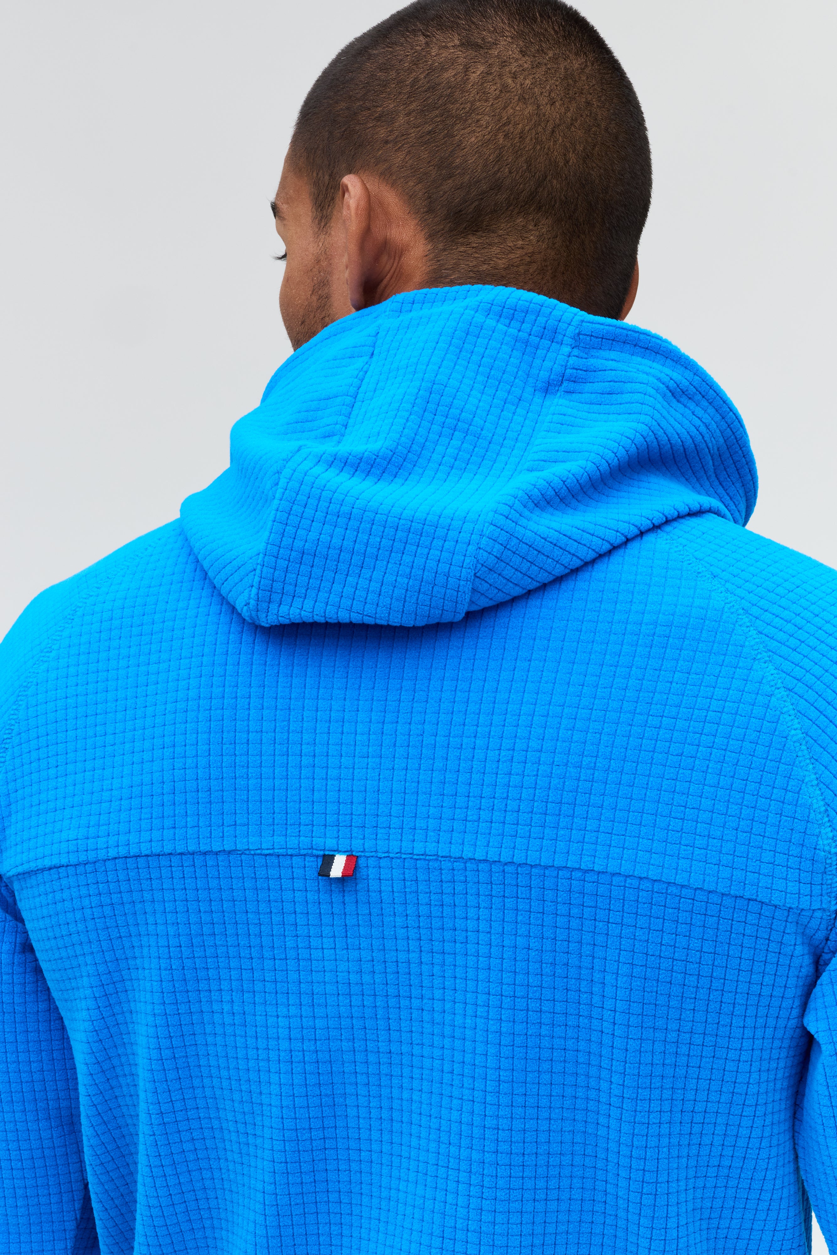 Chase fleece grid hoody M