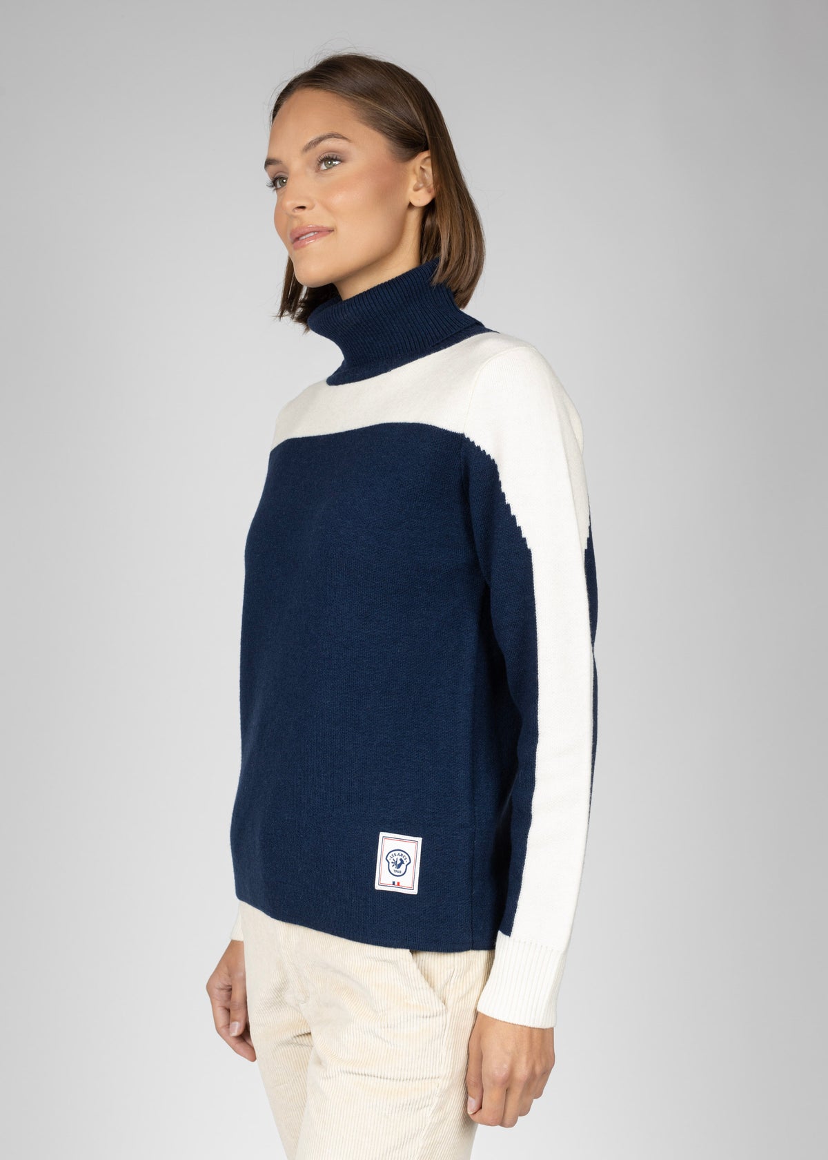 Odette roll neck W navy