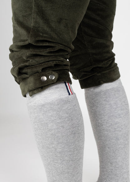 Abel knickers long socks light grey