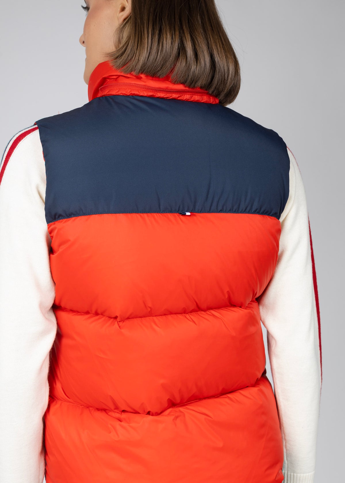 Coco down vest W ski patrol