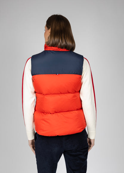 Coco down vest W ski patrol