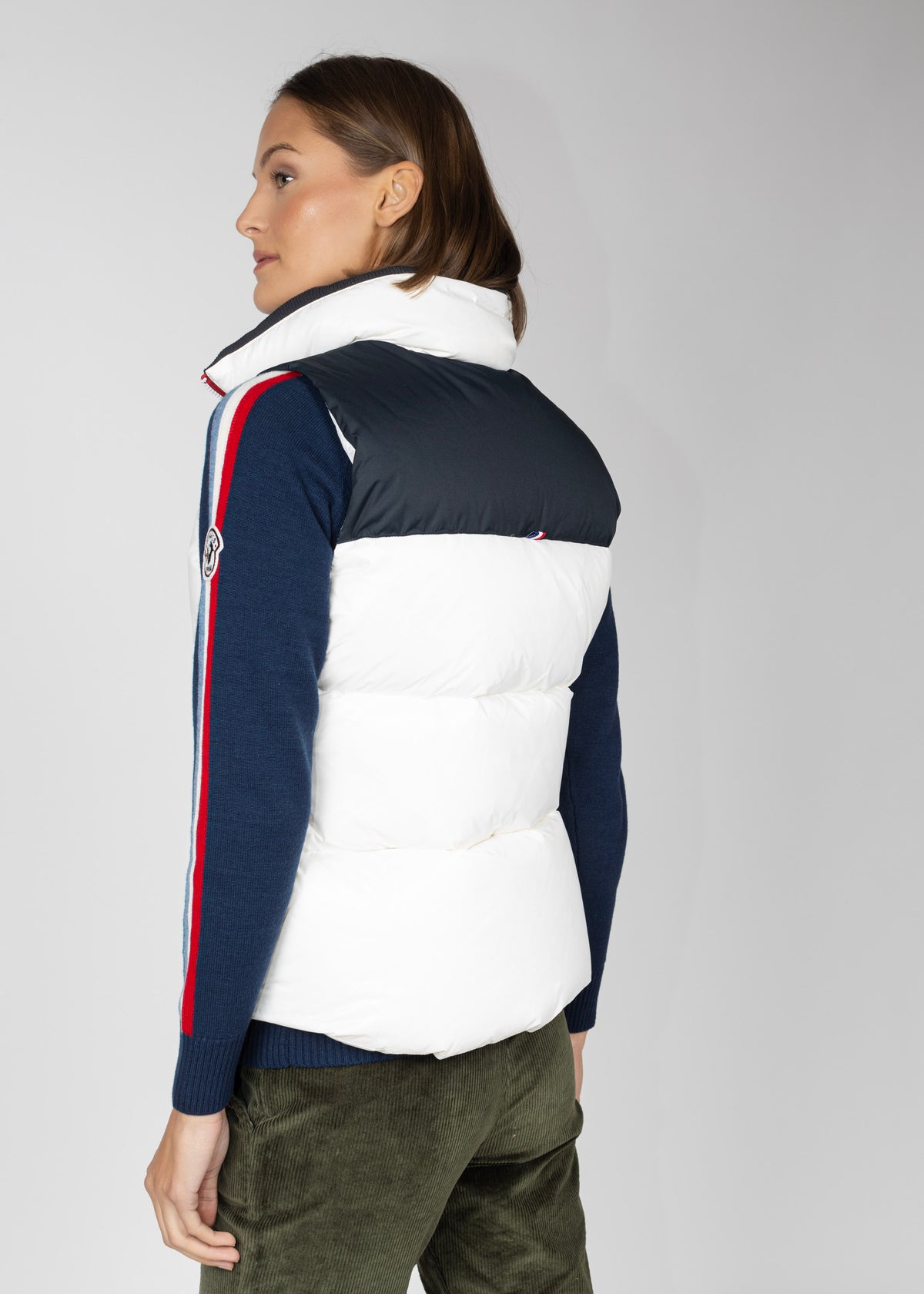 Coco down vest W white