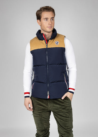 Roger LTD down vest M navy