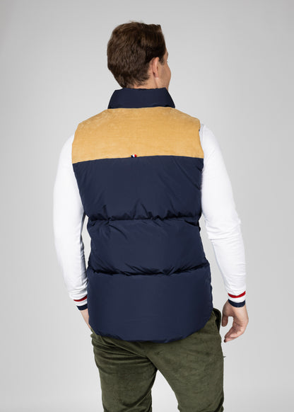 Roger LTD down vest M navy