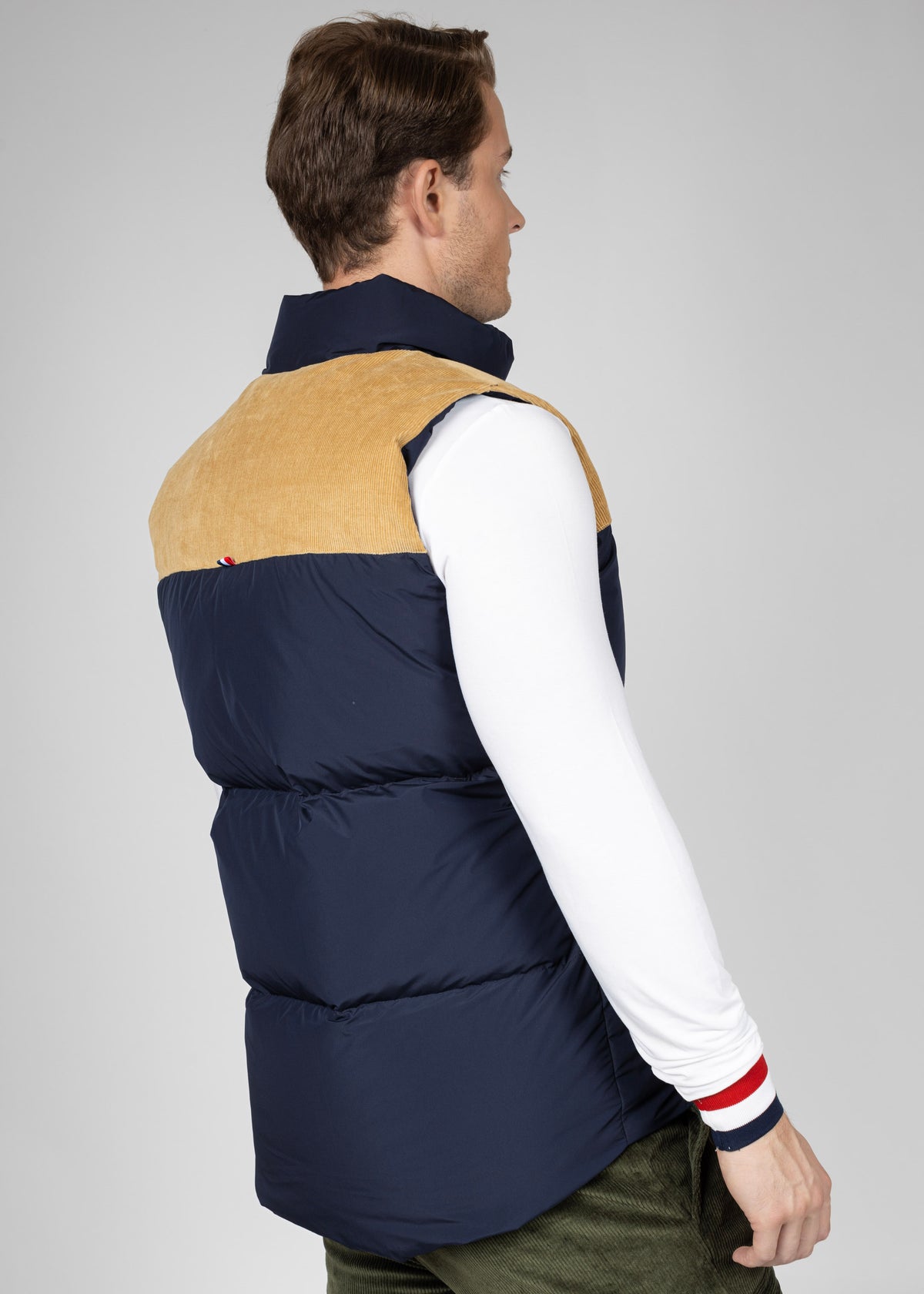 Roger LTD down vest M navy