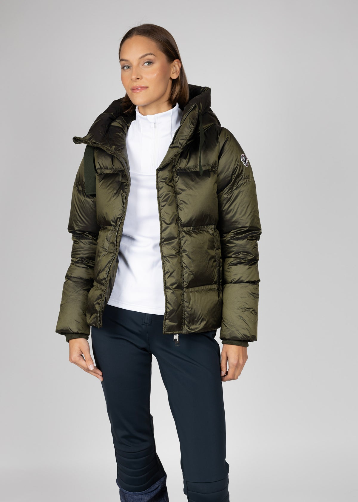 Kristine down jacket W forest night