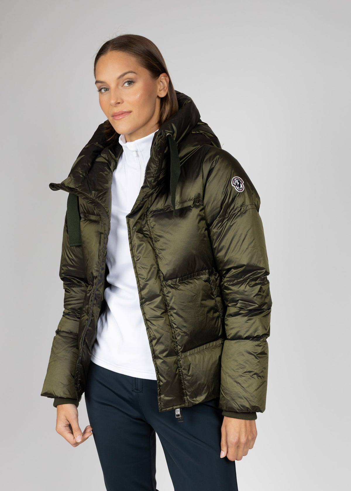 Kristine down jacket W forest night