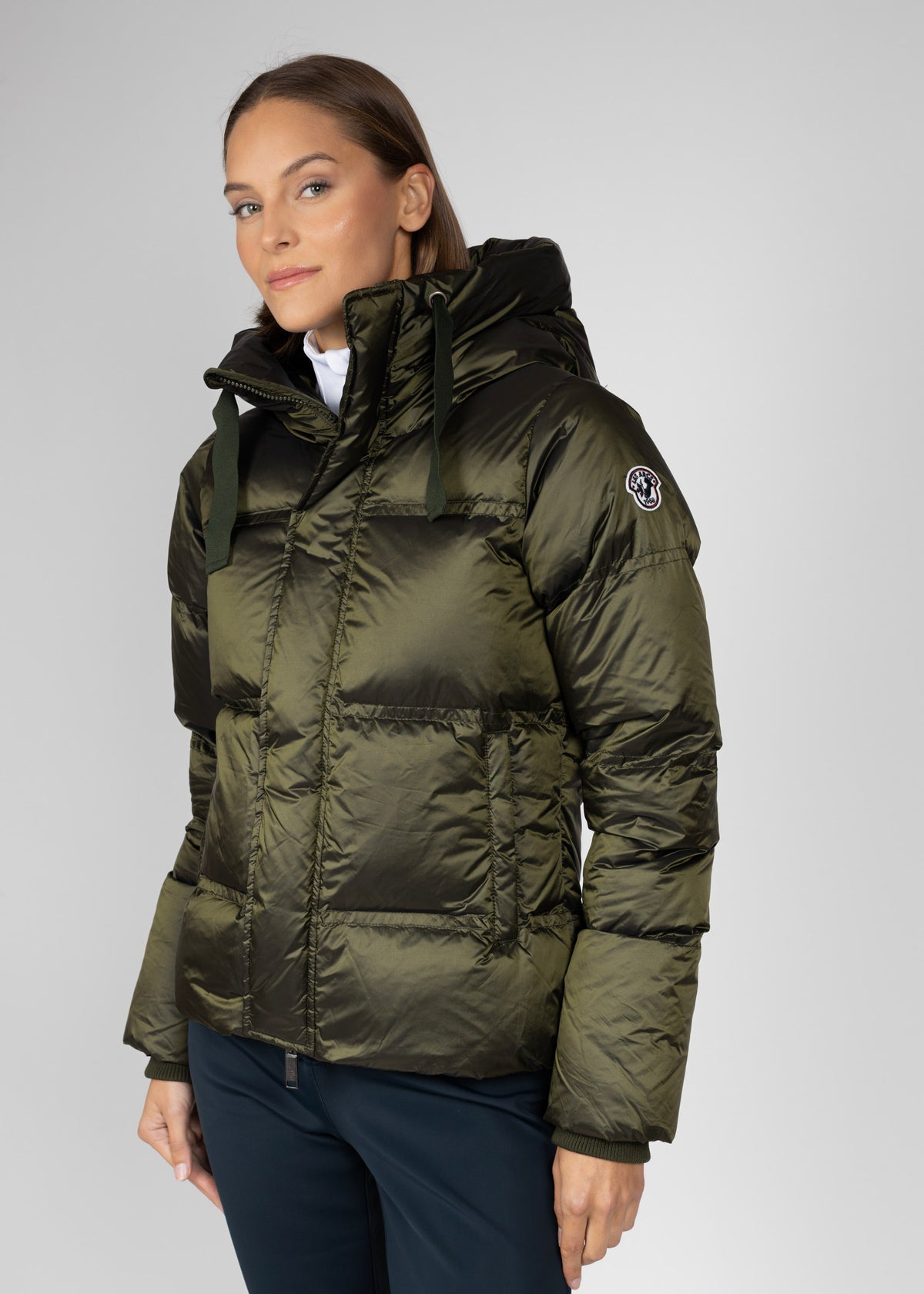 Kristine down jacket W forest night