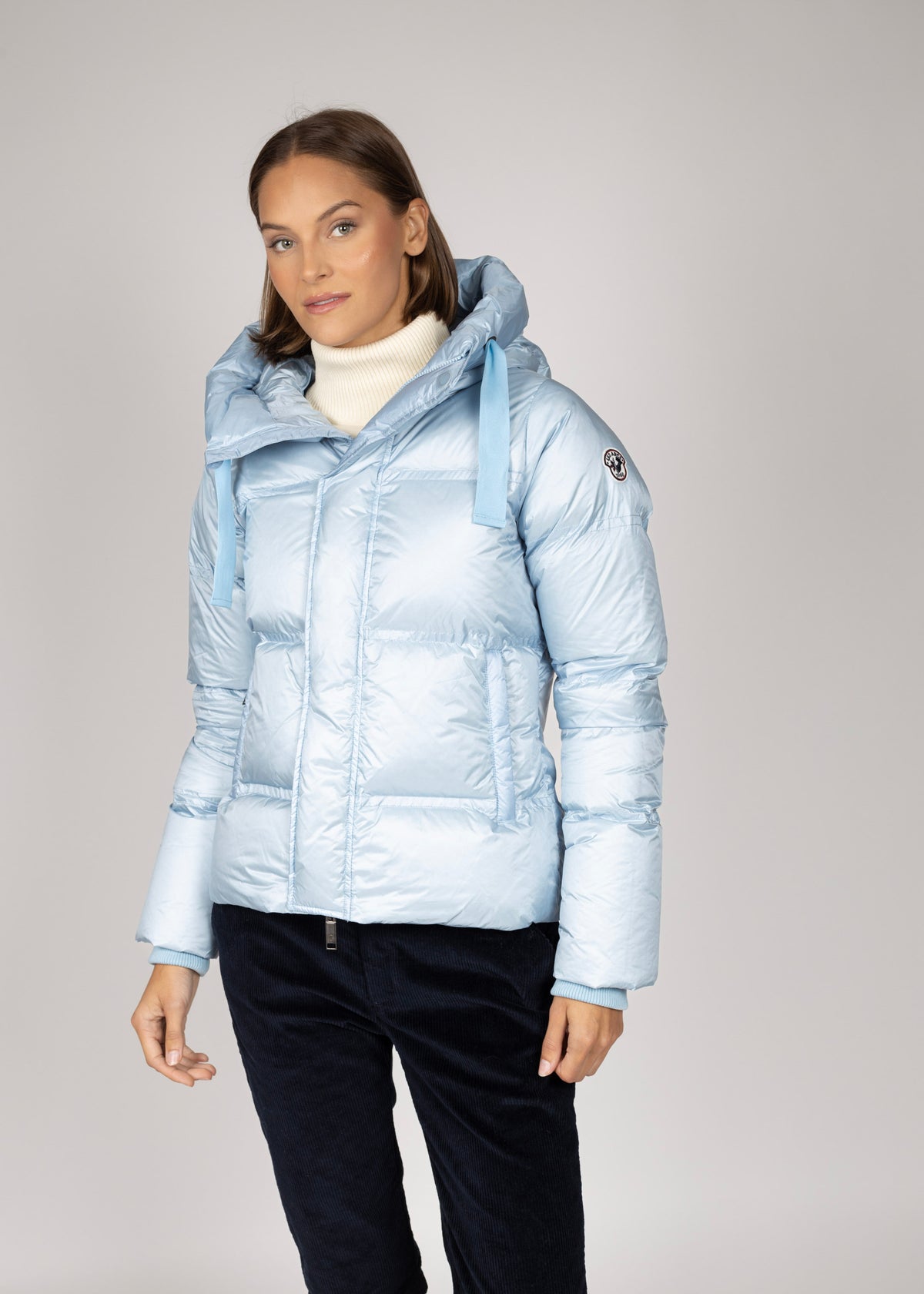 Kristine down jacket W light blue