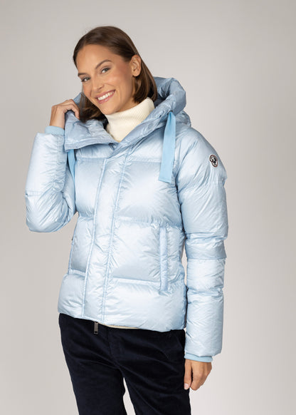 Kristine down jacket W light blue