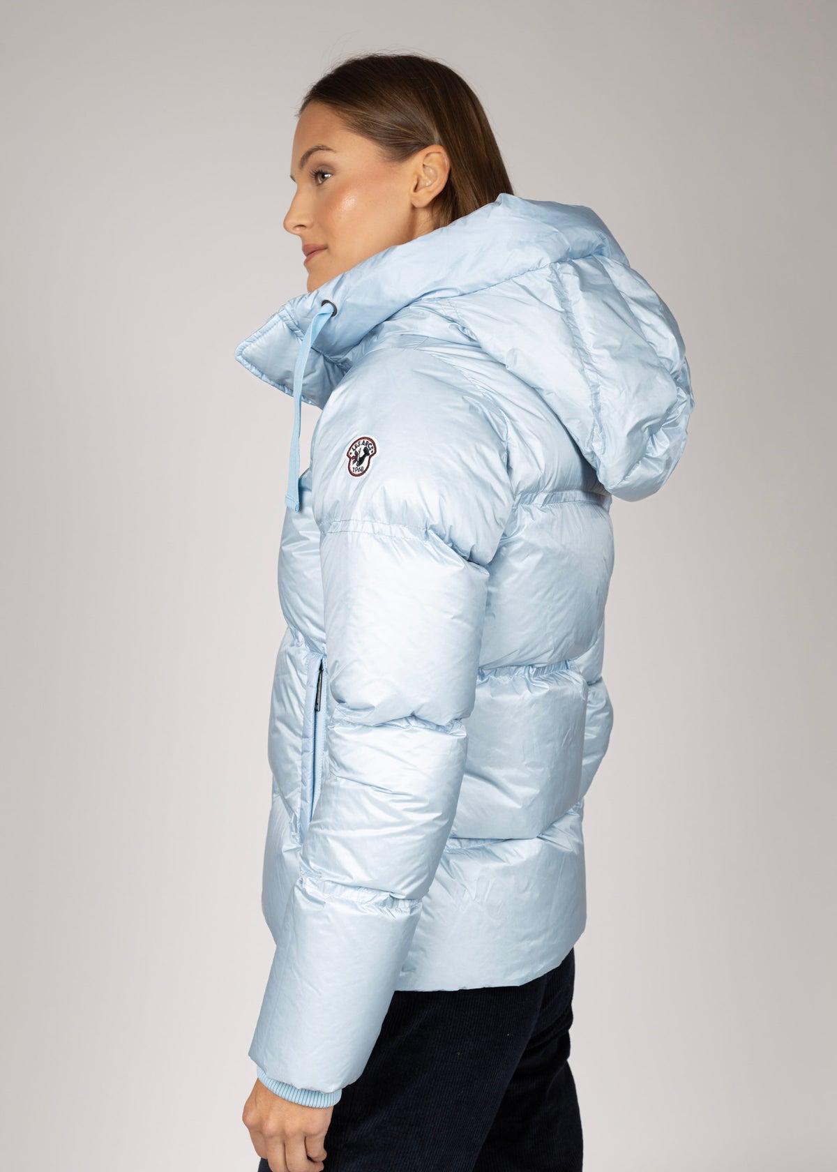 Kristine down jacket W light blue