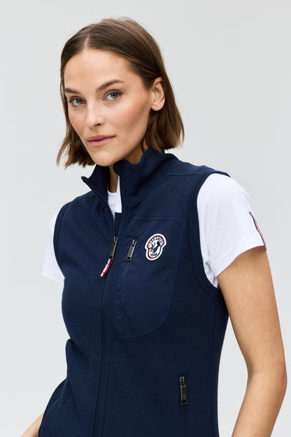 Micheline fleece vest W