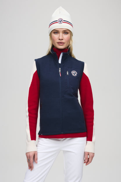 Micheline fleece vest W