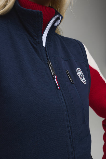 Micheline fleece vest W