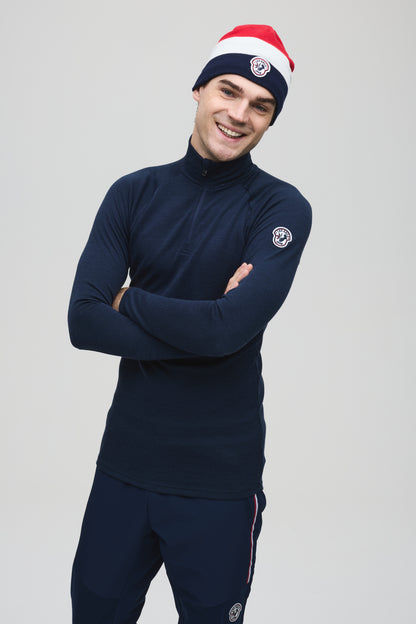 Isaac wool zipneck M