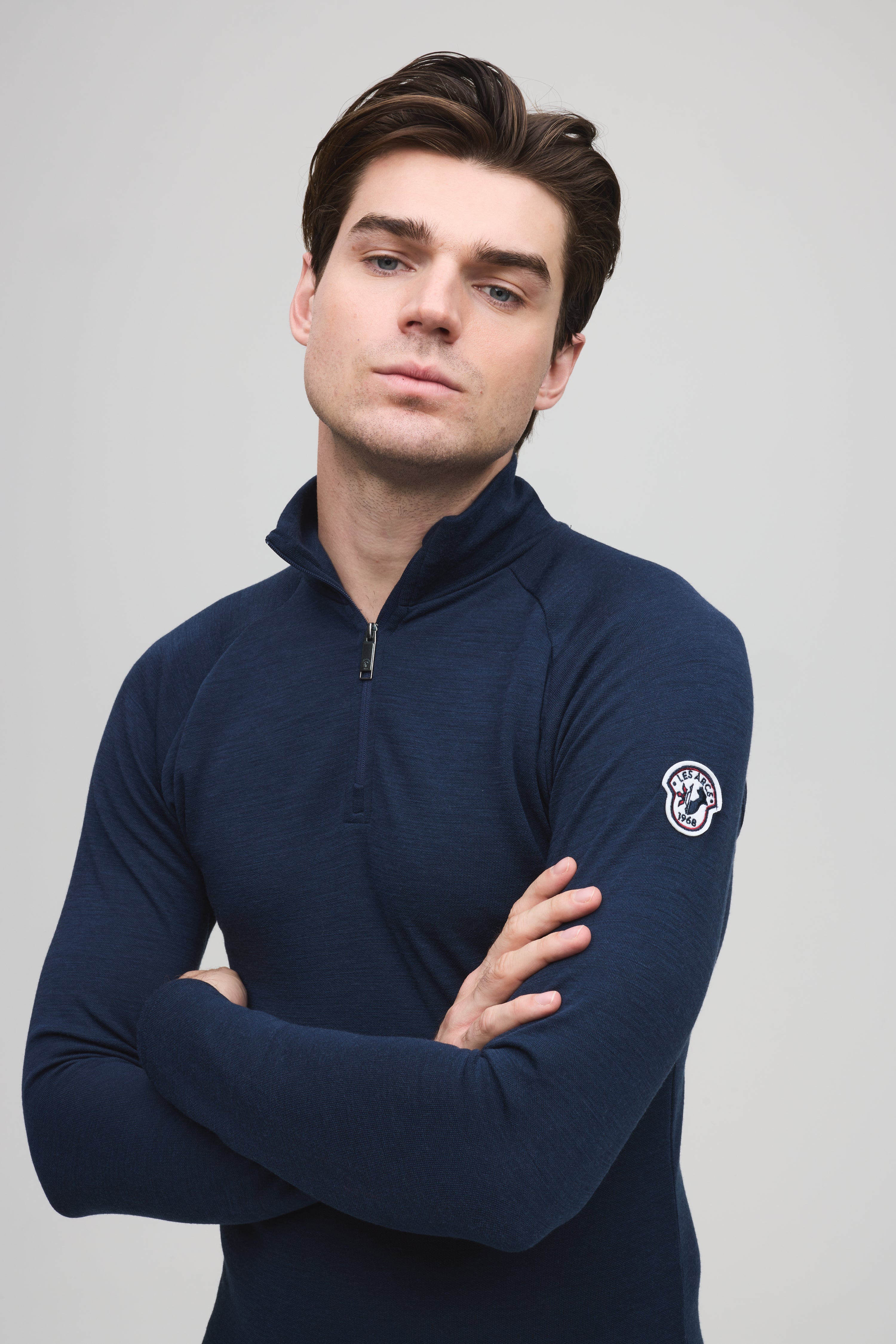 Isaac wool zipneck M