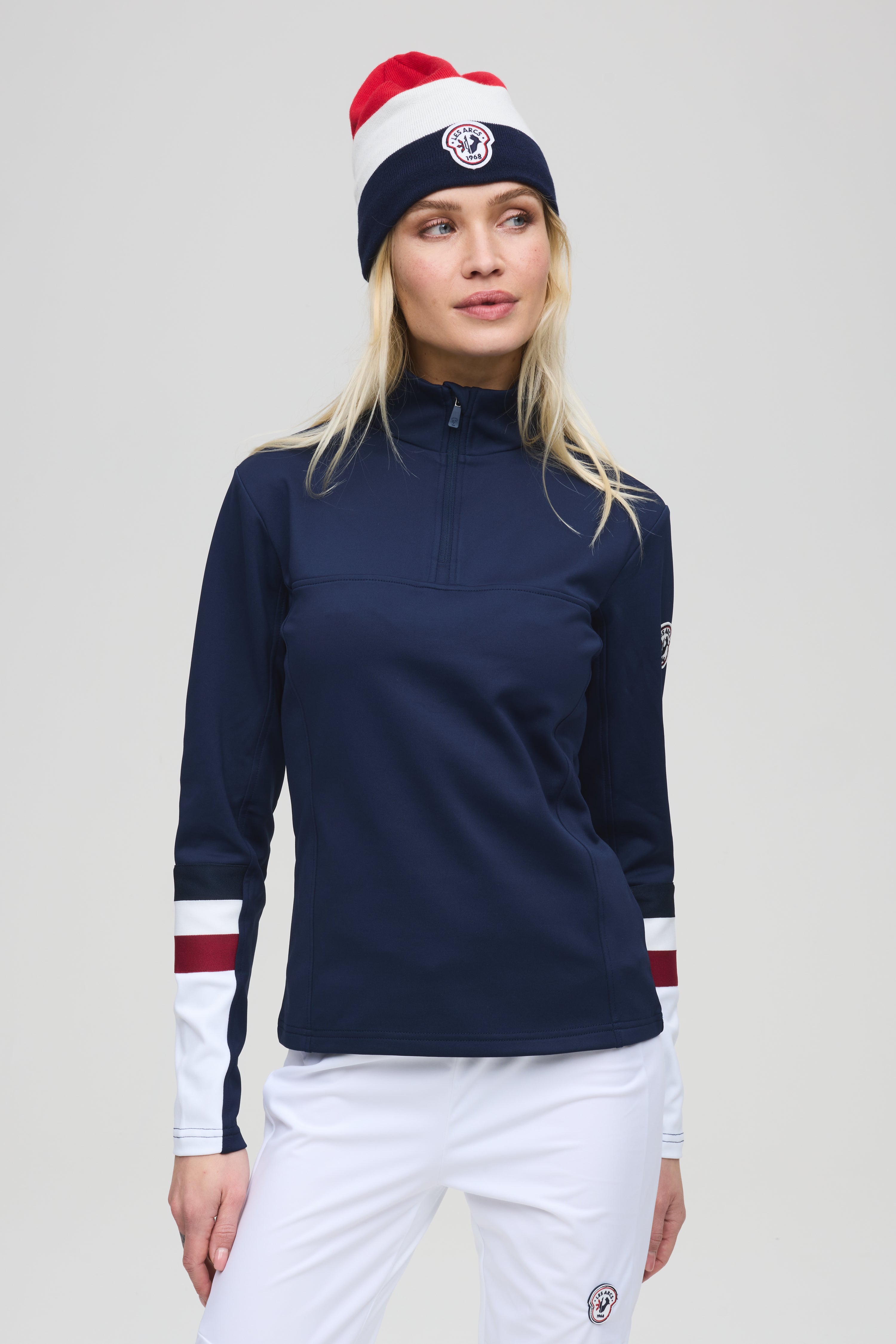 Caroline zip neck W