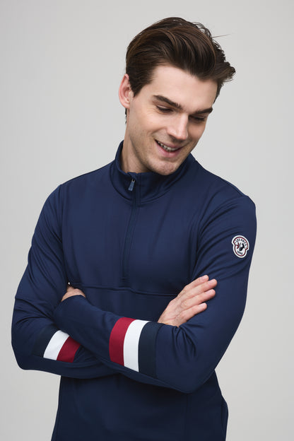 Christian zip neck M