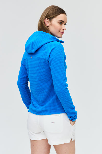 Cherie fleece grid hoody W