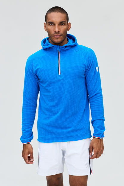 Chase fleece grid hoody M