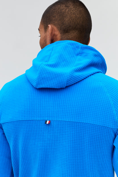 Chase fleece grid hoody M