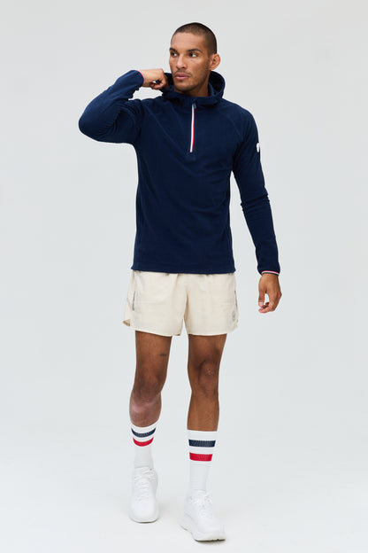 Chase fleece grid hoody M