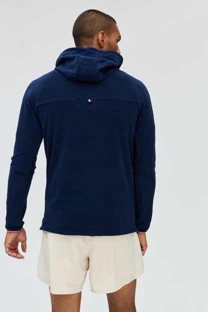 Chase fleece grid hoody M