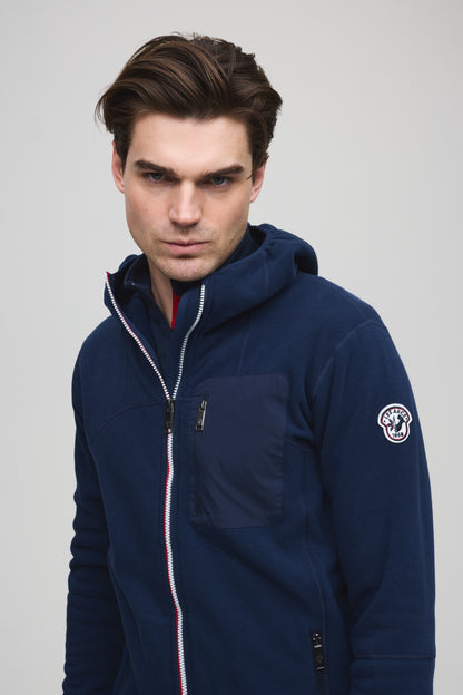 Gerard fleece zip hood M