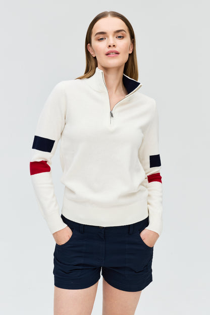 Elaina half zip W