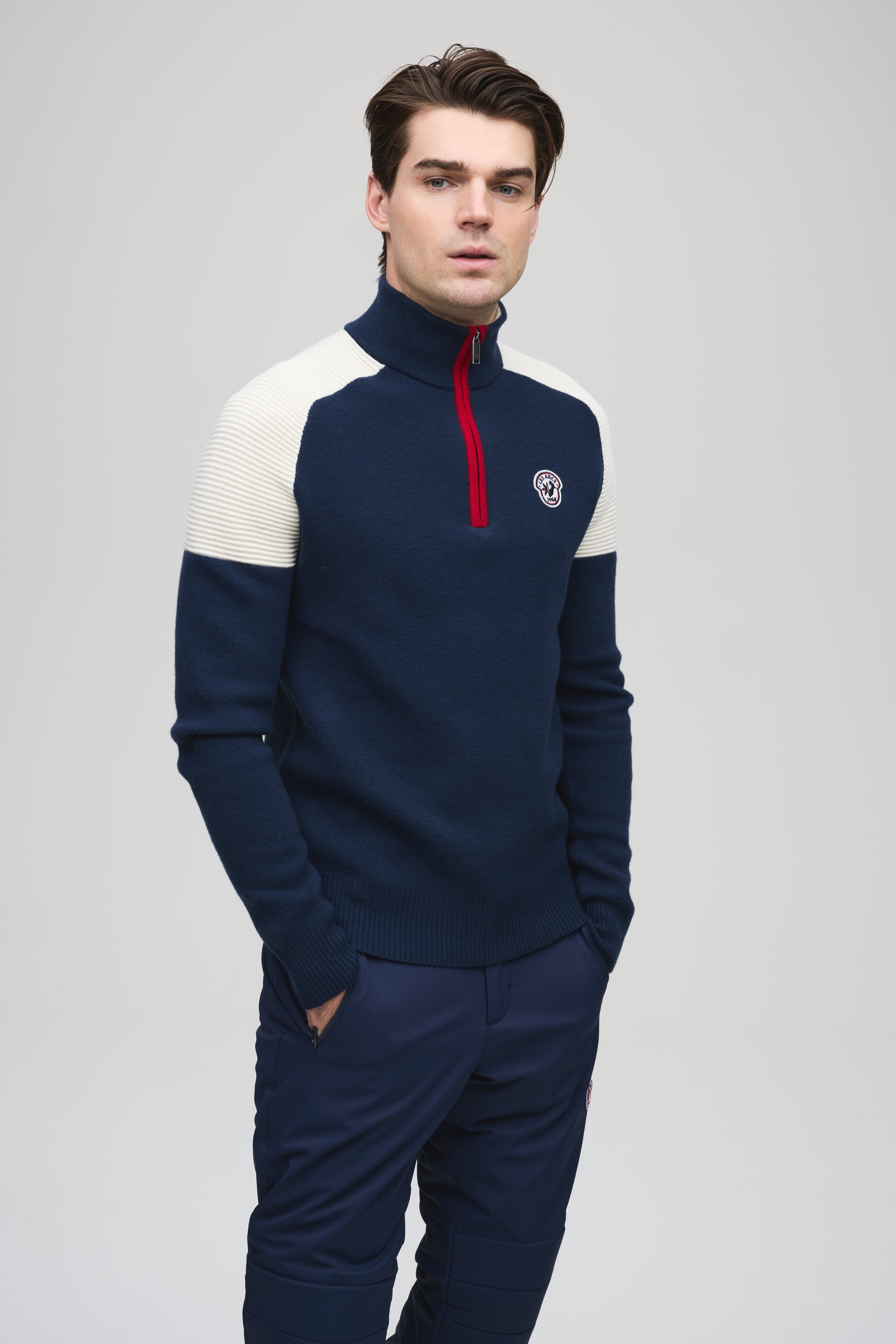 Luc half zip M