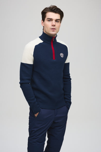 Luc half zip M